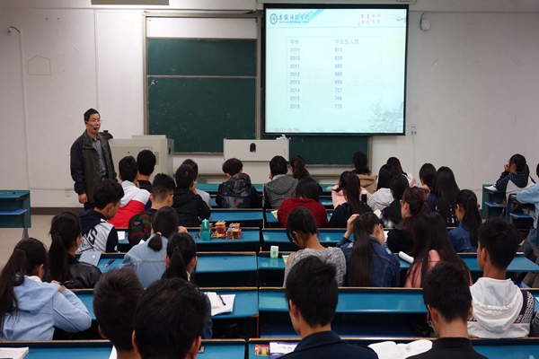 管理学院举办《大学生职业生涯规划暨工商管理