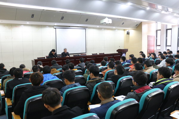 韩国韩南大学朴文式教授为机械工程学院学生做